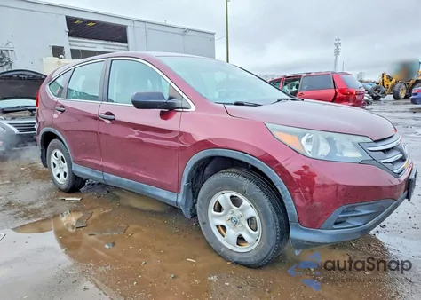 2013 Honda Cr-V Lx z USA, uszkodzony, nr VIN 5J6RM3H39DL035386